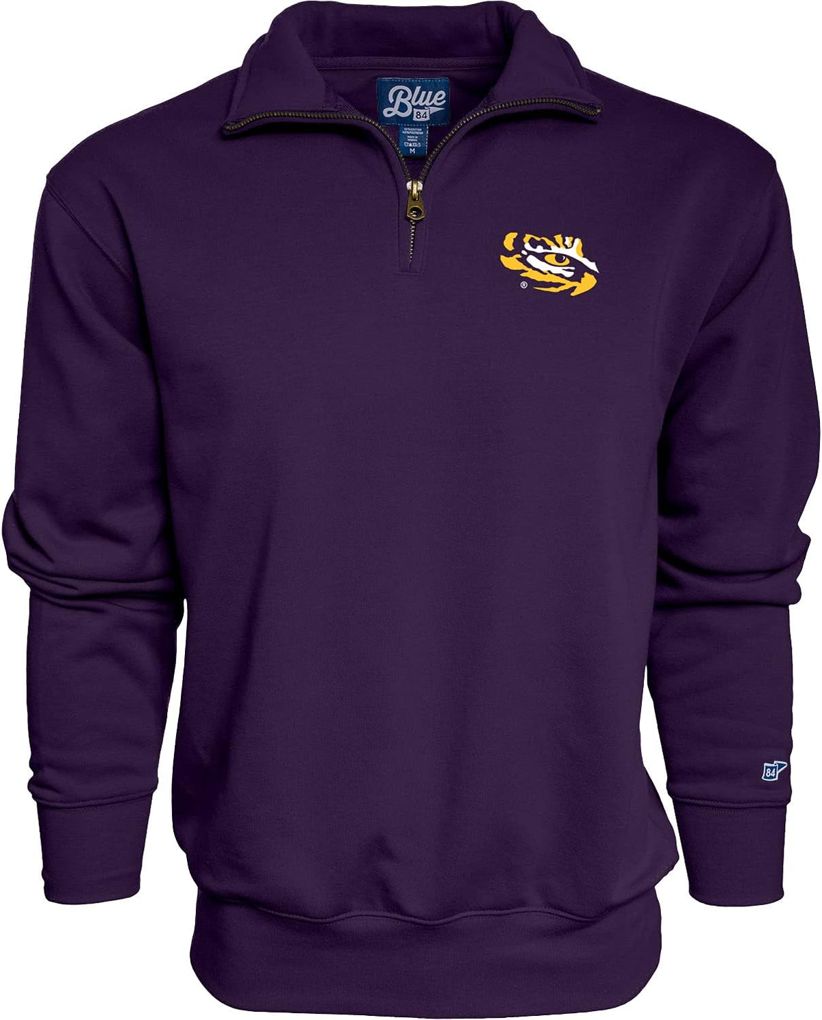 Blue 84 NCAA mens Quarter Zip Sweatshirt Icon
