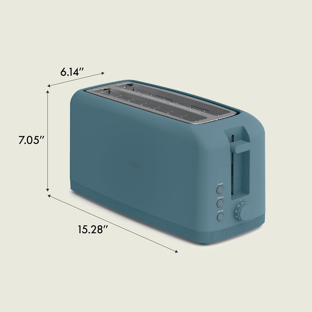 Fits Sourdough, 10” Long Slot, Anti Jam & Auto Shutoff, 900 Watt