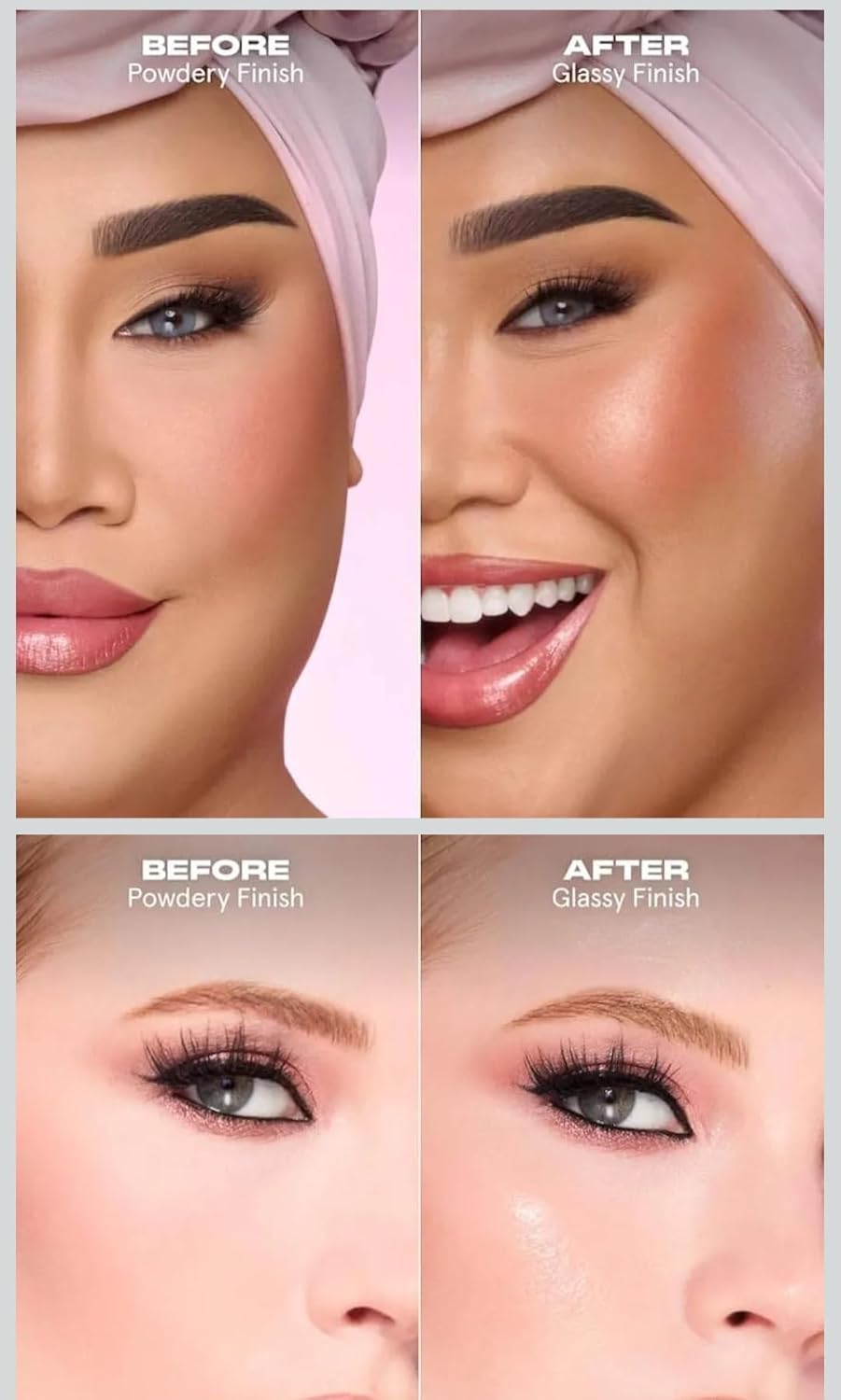 O/S Powdered Glass Setting Spray Melt Hydrating, Up to 12-Hour Makeup Wear, Ultra-Smooth Finish. Size: (3.4 Oz / 3.4 Fl Oz)