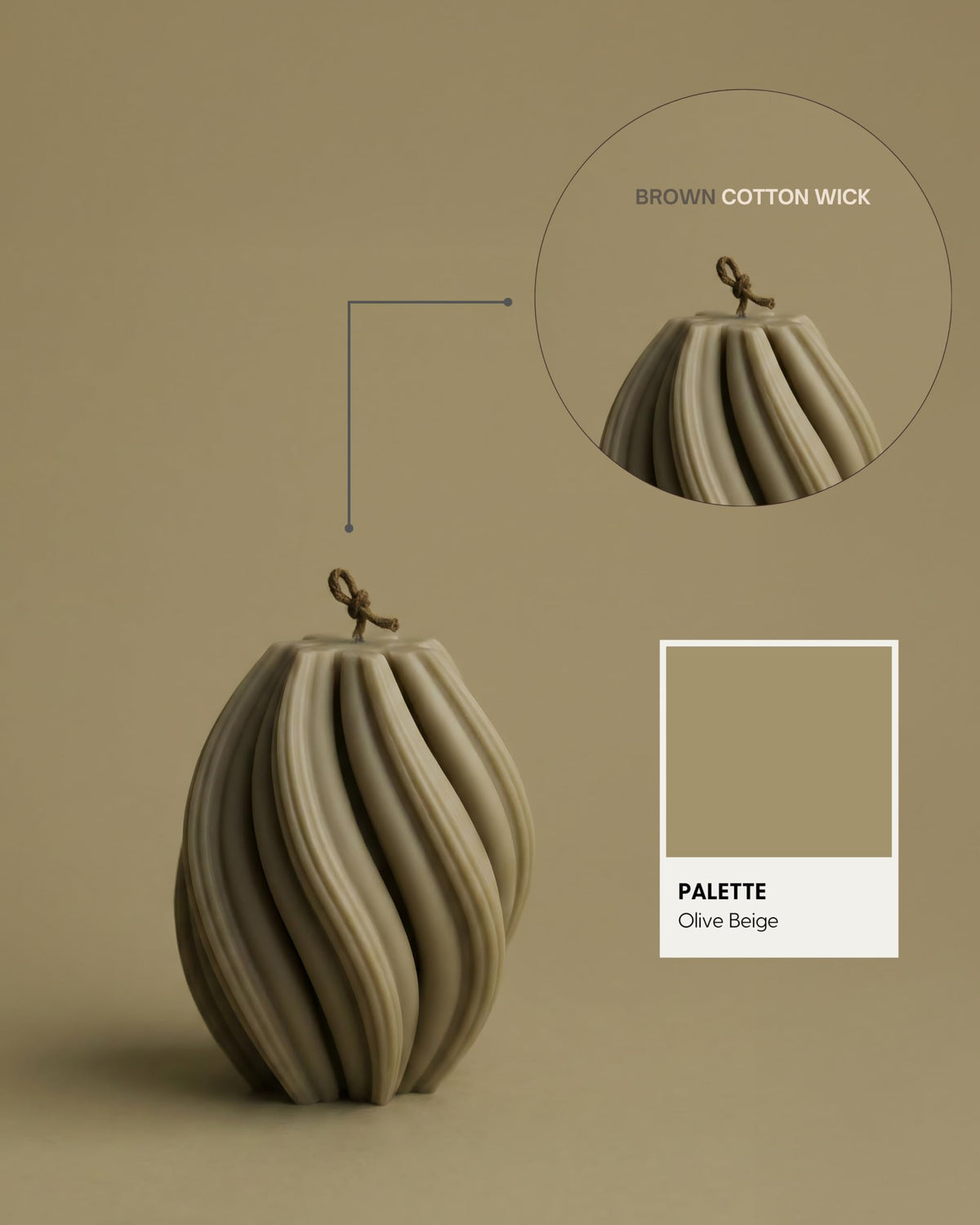 Lawa Swirl Candle