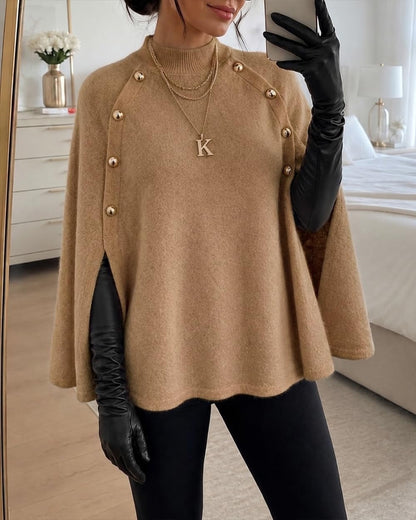 CHICME Women’s Knit Cape Sweater