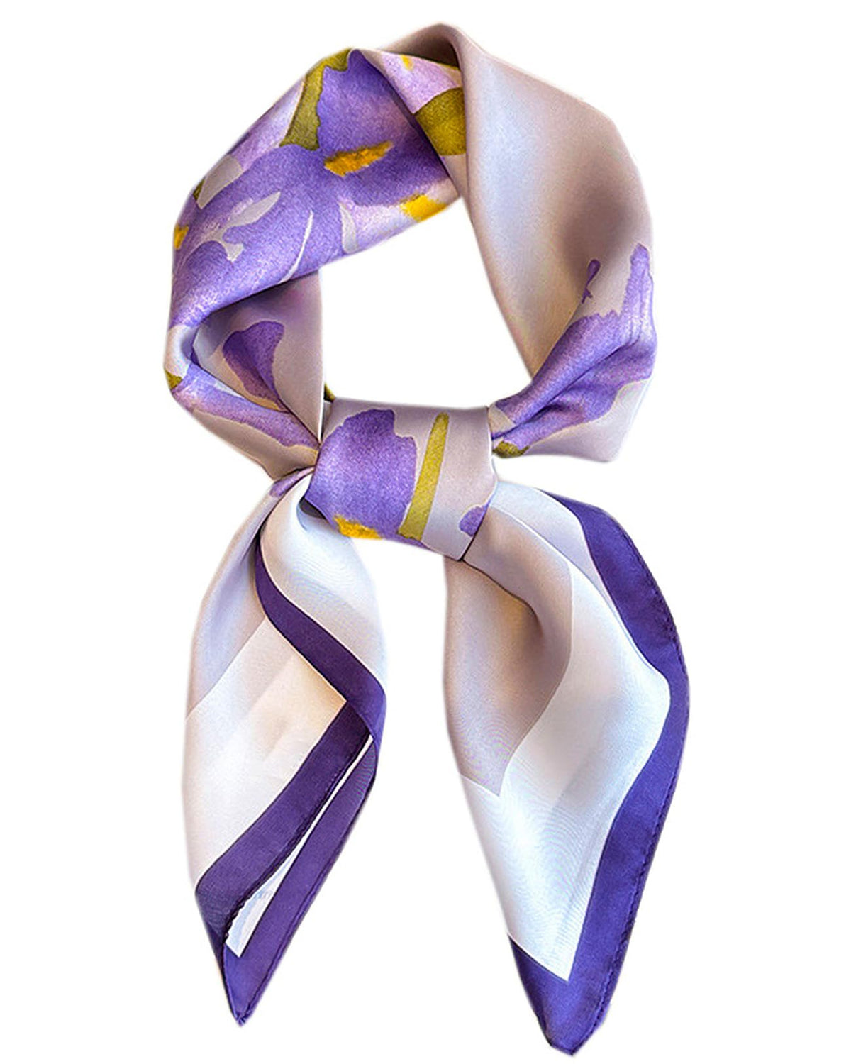 Saiusloa Neck Scarf For Womens Silky Head Scarves Hair Bandanas Square Scarf Fashion Accessories lightweight