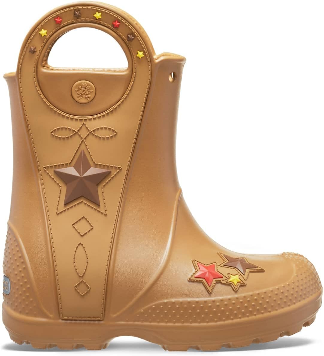 Crocs Kids' Handle It Rain Boots | Waterproof Slip On Shoes | Kids' Rain Boots