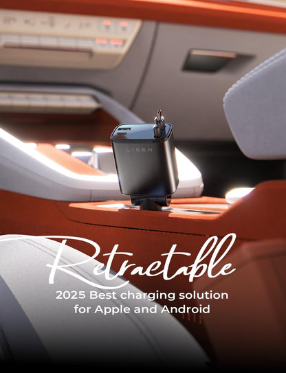 Lisen Retractable Car Charger
