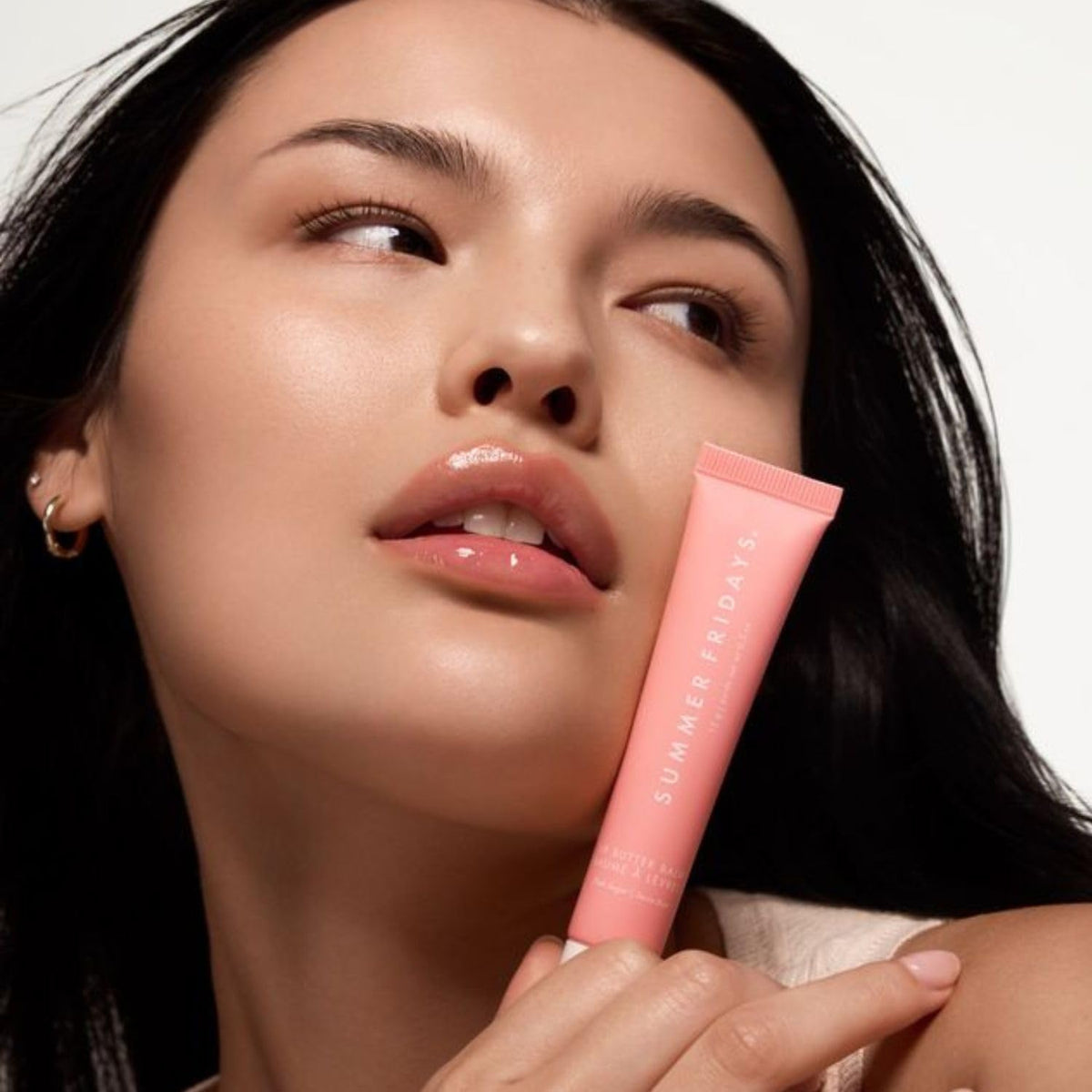 Summer Fridays Lip Butter Balm - Moisturizing Lip Gloss for Instant Shine + Sheer Color