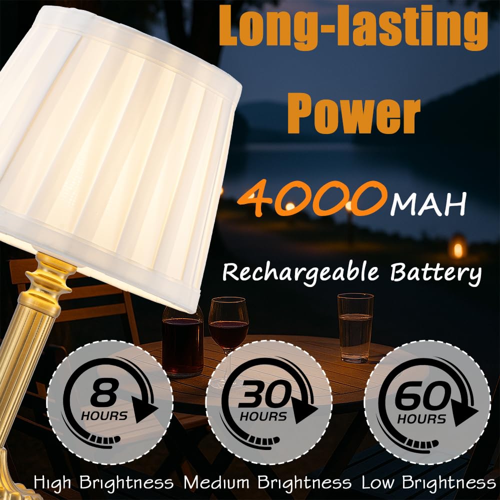Cordless Table Lamp with Touch Control