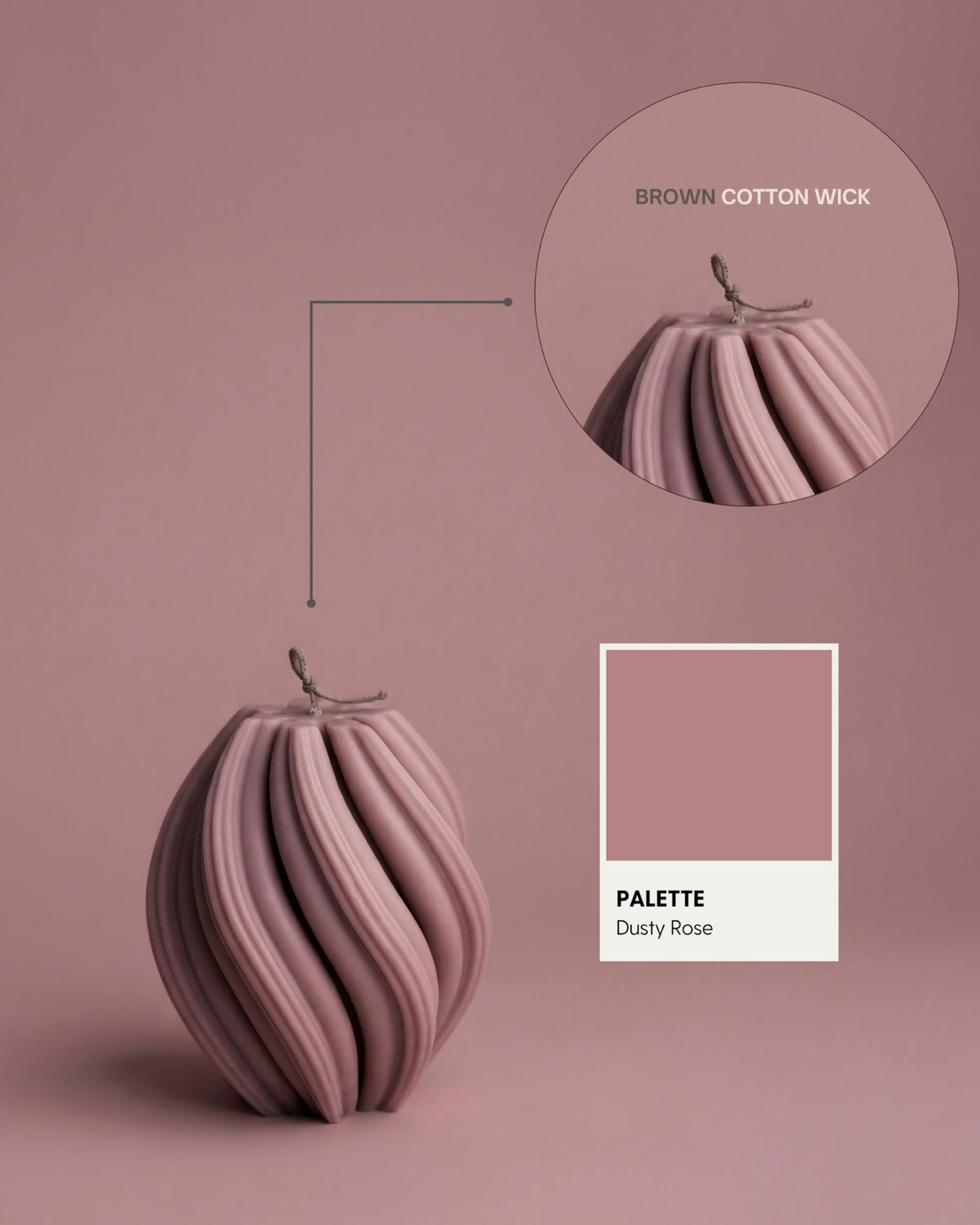 Lawa Swirl Candle