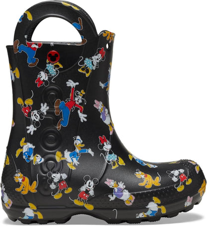 Crocs Kids' Handle It Rain Boots | Waterproof Slip On Shoes | Kids' Rain Boots