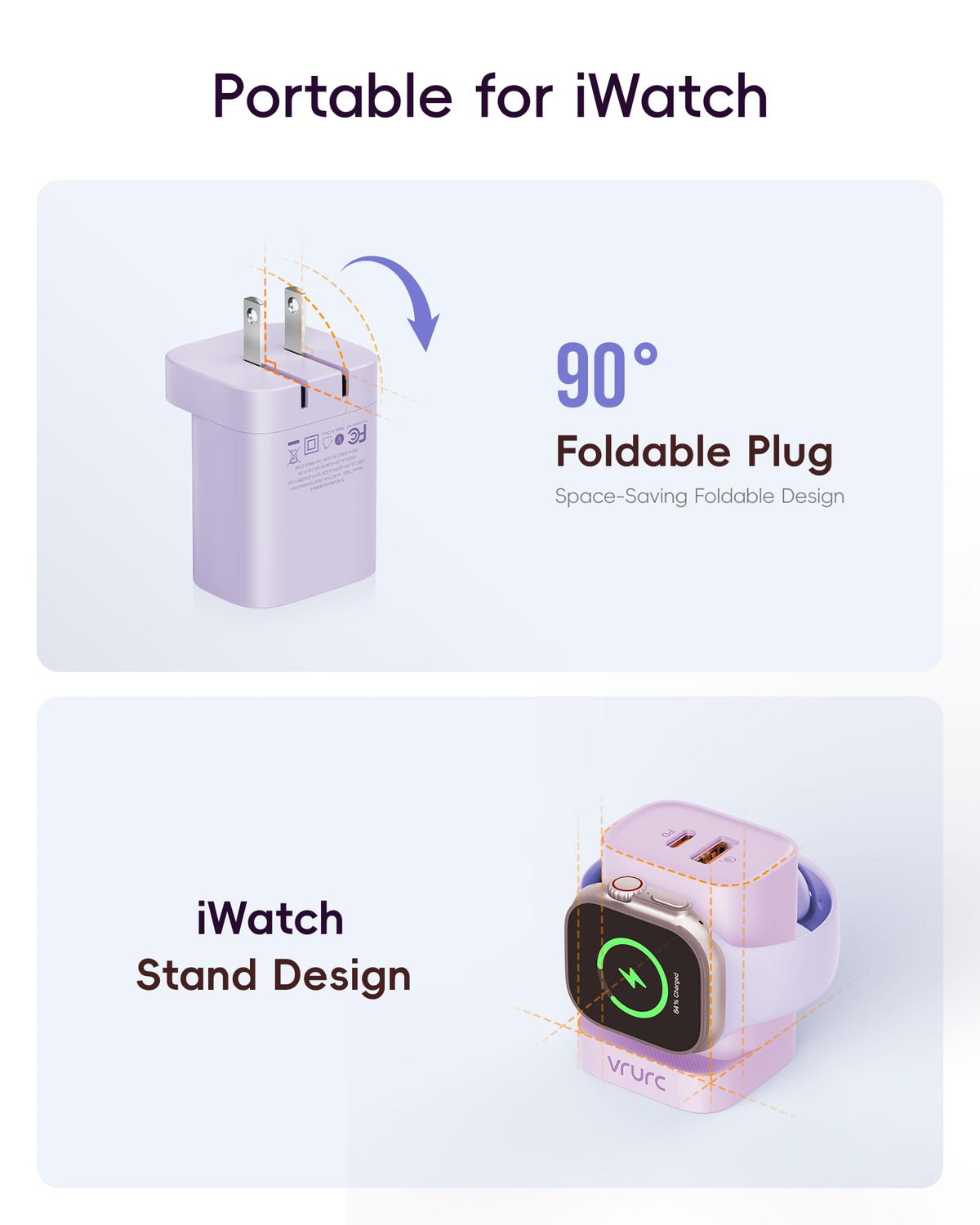 VRURC Fast Charger for Apple Watch
