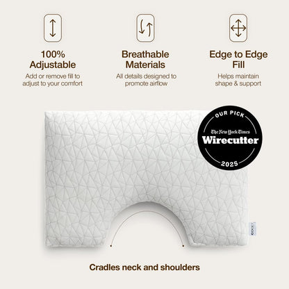 Coop Home Goods Original Adjustable Pillow, Queen Size Bed Pillows
