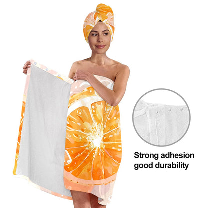 Bath Wrap and Hair Drying Towel Set – Microfiber Quick Dry