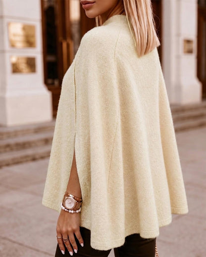 CHICME Women’s Knit Cape Sweater