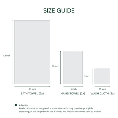 Lacoste Grand Slam 6-Piece Towel Set
