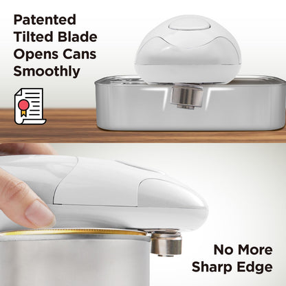 Kitchen Mama Auto Electric Can Opener: Open Your Cans with a Simple Press of Button