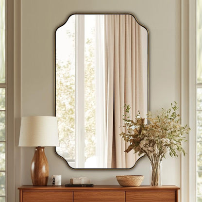 Andy Star Unique Rectangle Wall Mirror, 24"X32"
