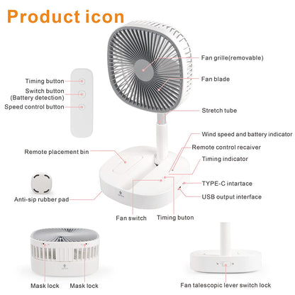 Magesh Portable Pedestal Fan