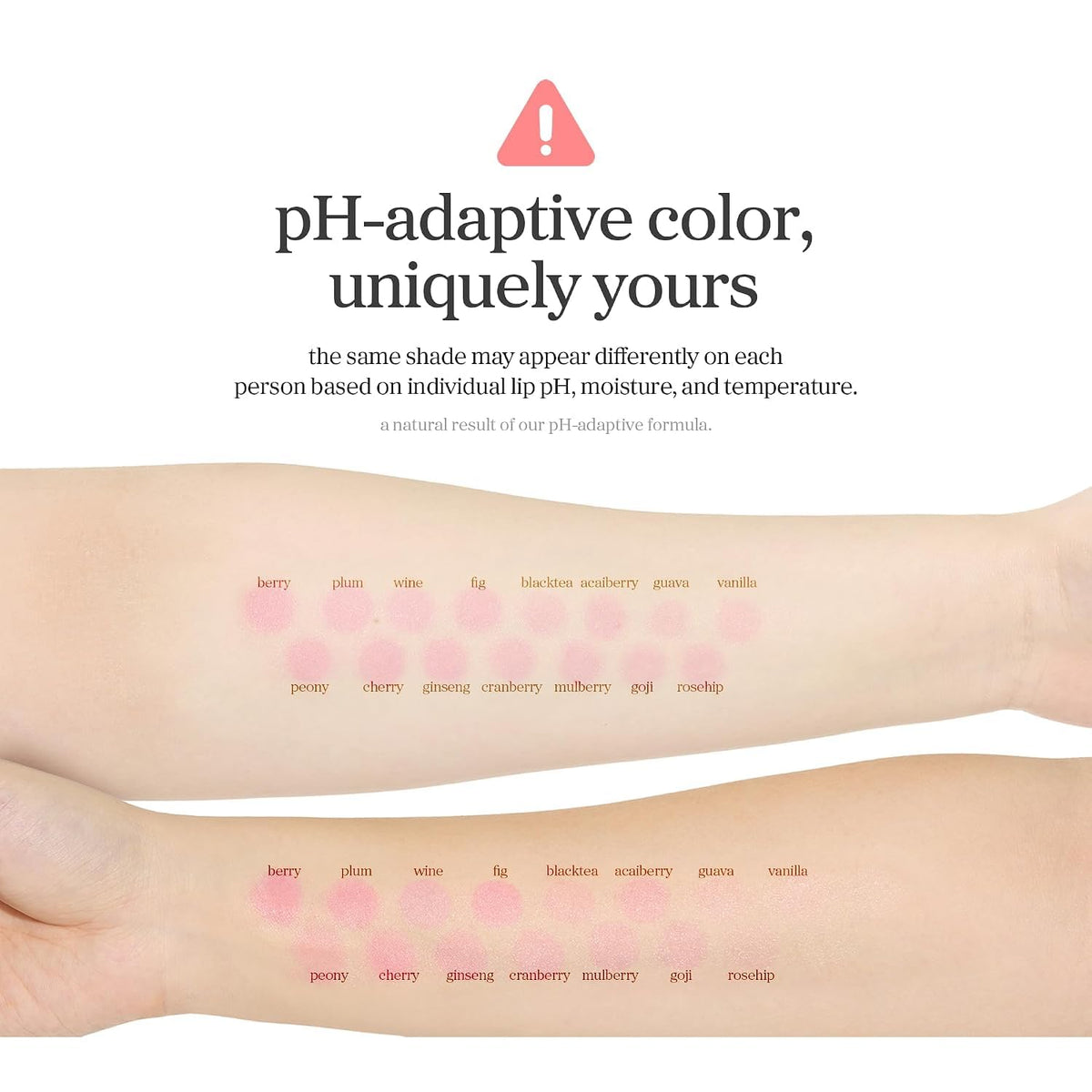 NOONI Korean Lip Oil - Applepeony - pH Color-Changing Plumping Lip Gloss