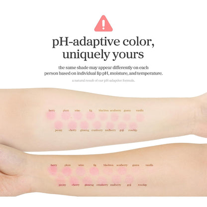 NOONI Korean Lip Oil - Applepeony - pH Color-Changing Plumping Lip Gloss