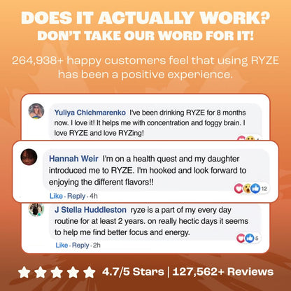 Ryze Superfoods Mushroom Medium Roast Coffee Usda Organic with 6 Adaptogenic Mushrooms