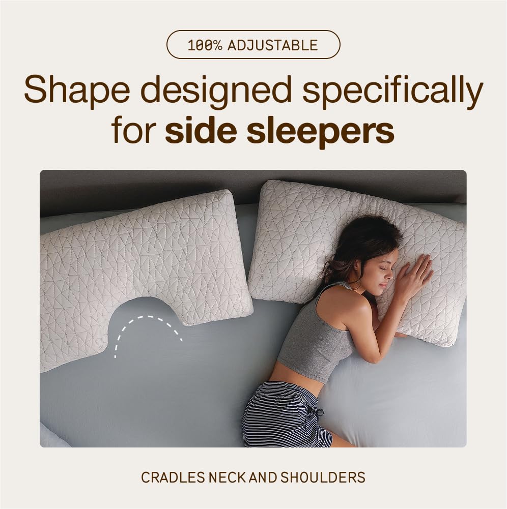 Coop Home Goods Original Adjustable Pillow, Queen Size Bed Pillows