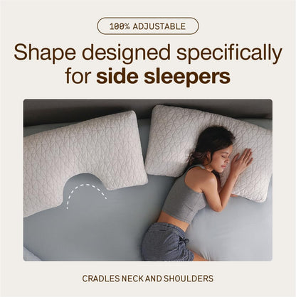Coop Home Goods Original Adjustable Pillow, Queen Size Bed Pillows