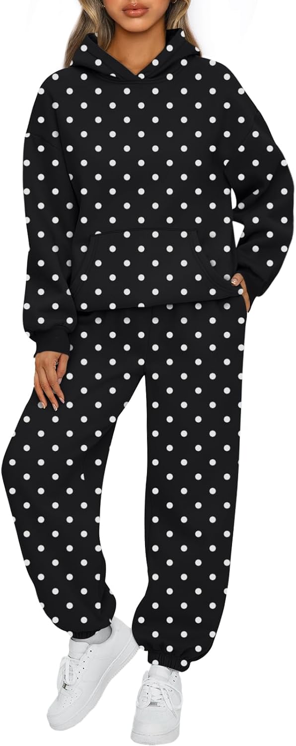 AUTOMET Womens 2 Piece Lounge Sweat Sets Fall Fashion Matching Sweatsuits