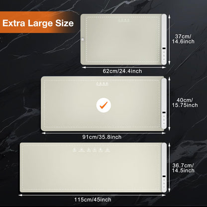 FYY Warming Mat for Food 24"x15", Rapid and Full Surface Heating