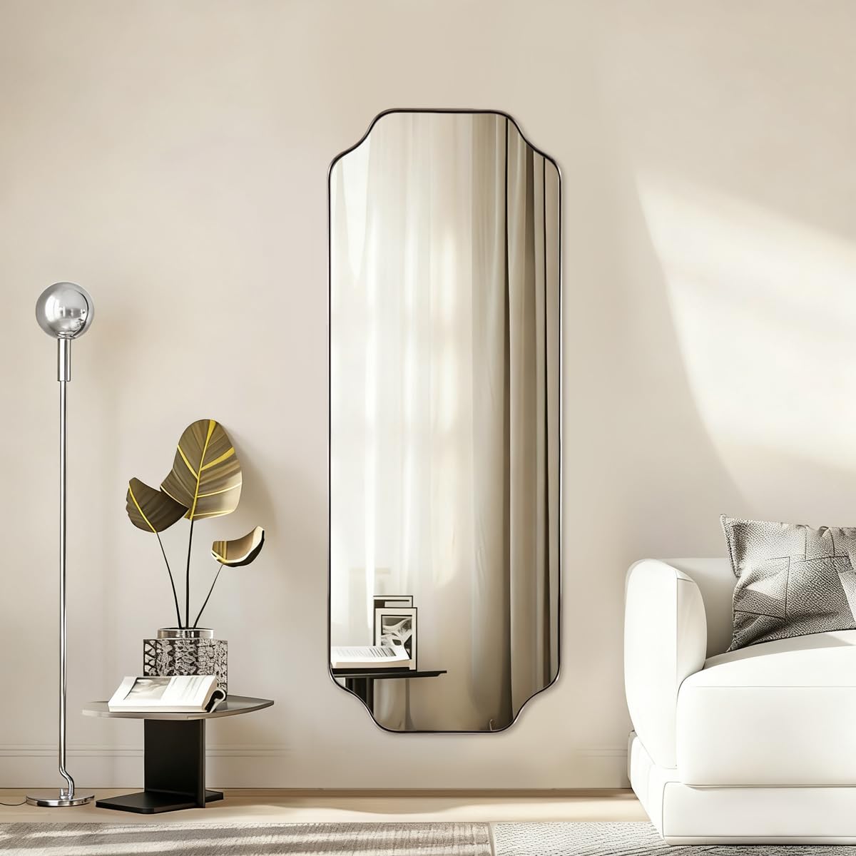 Andy Star Unique Rectangle Wall Mirror, 24"X32"