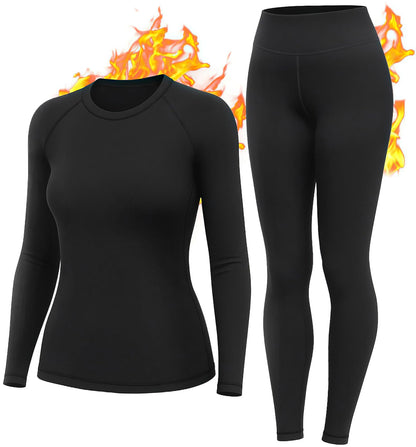 Thermal Underwear for Women Thermal Set Fleece Lined Leggings Long Johns