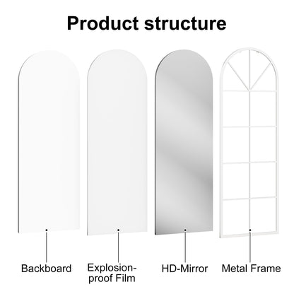 OGCAU Arched Full Length Mirror 76"x34"