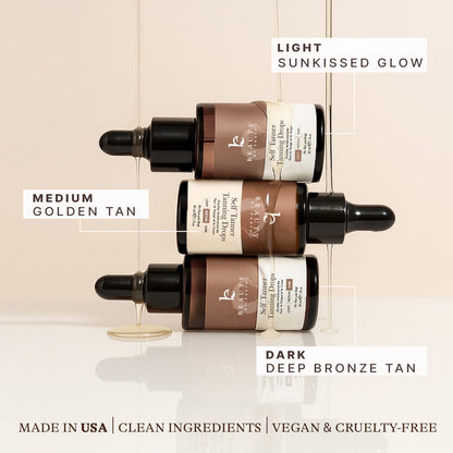 Self Tanning Drops - Usa Made with Natural & Organic Ingredients
