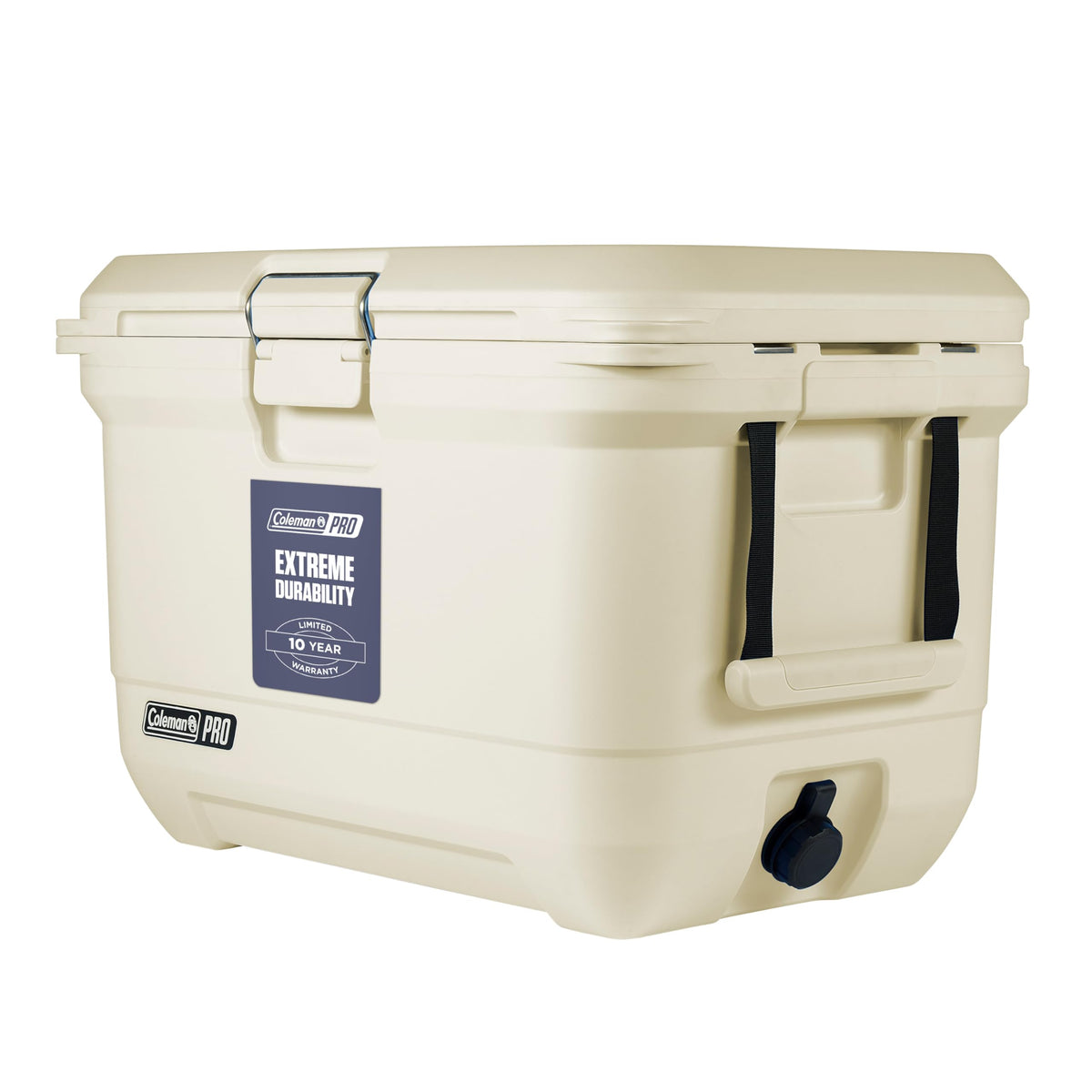 Coleman Pro Heavy-Duty 45qt Ultra-Light Premium Hard Cooler, Extra-Thick Insulation Keeps Ice Up to 4 Days, 74-Can Capacity