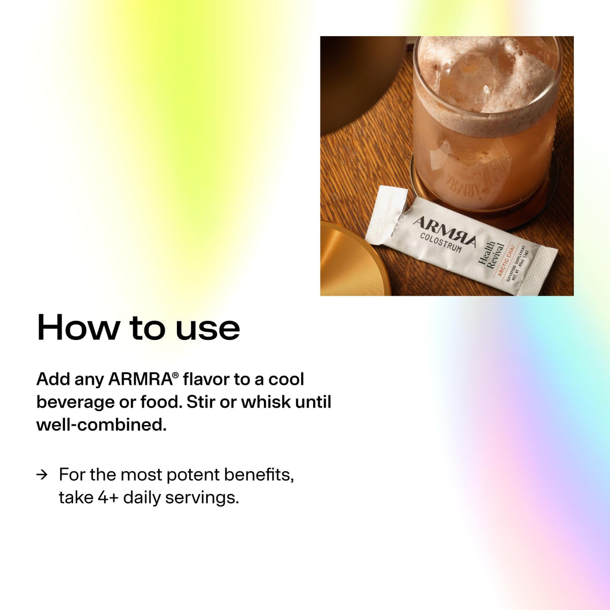 Armra Colostrum Powder | Blood Orange | Gut Health & Bloating | Skin & Hair | Immunity | Keto, Gluten & Fat-Free | 30 Servings