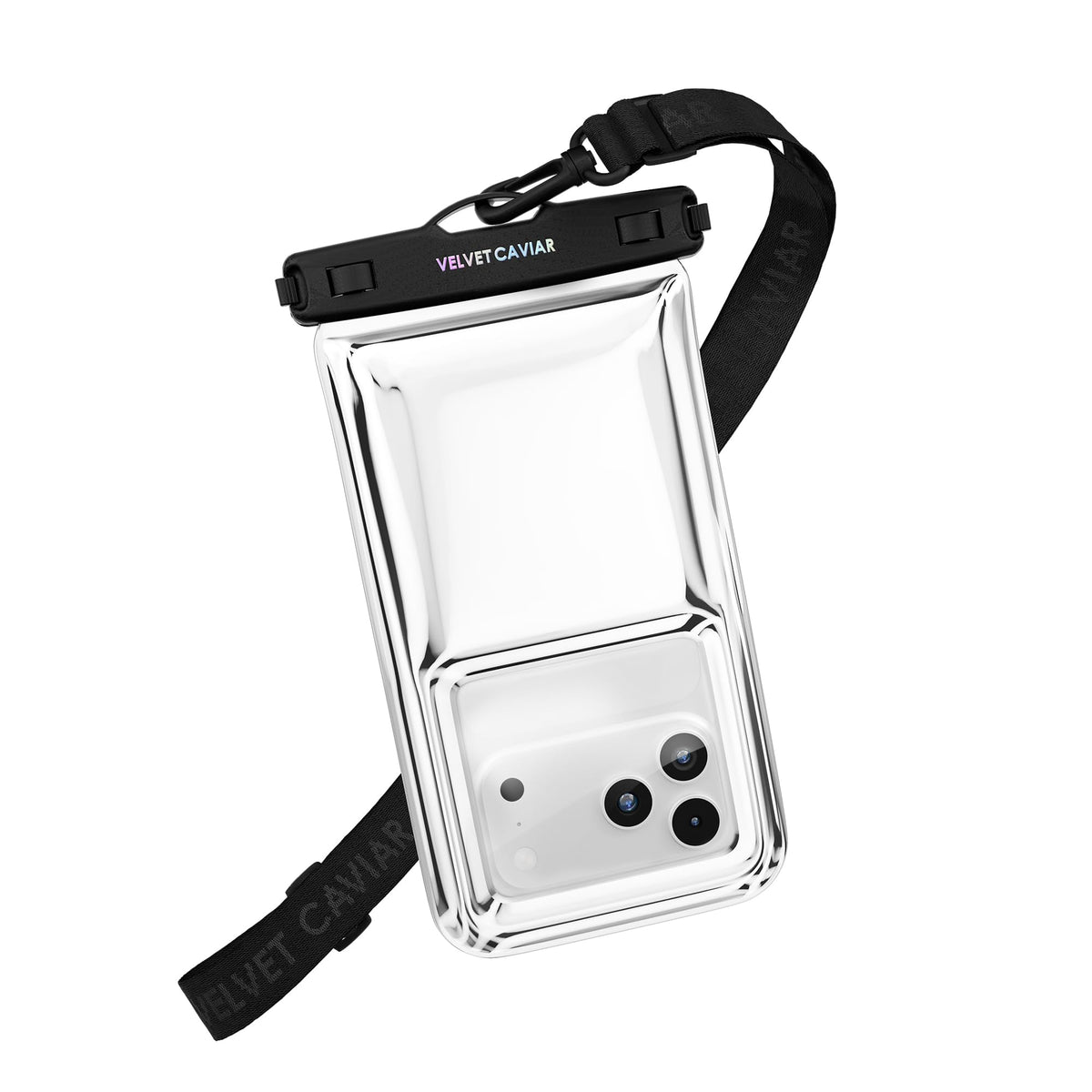 VELVET CAVIAR Waterproof Phone Pouch with Lanyard