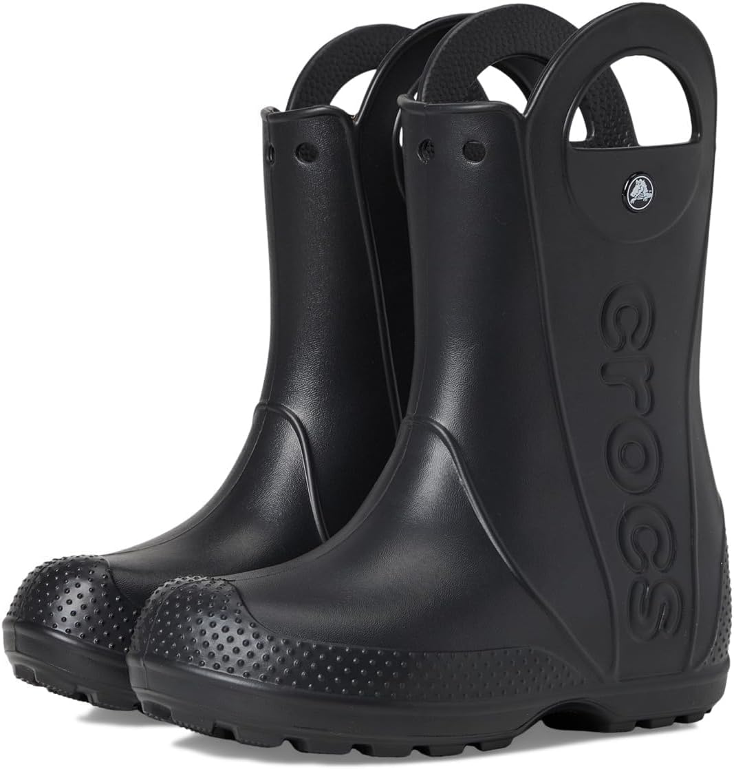 Crocs Kids' Handle It Rain Boots | Waterproof Slip On Shoes | Kids' Rain Boots
