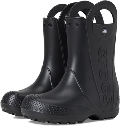 Crocs Kids' Handle It Rain Boots | Waterproof Slip On Shoes | Kids' Rain Boots