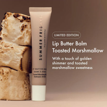 Summer Fridays Lip Butter Balm - Moisturizing Lip Gloss for Instant Shine + Sheer Color
