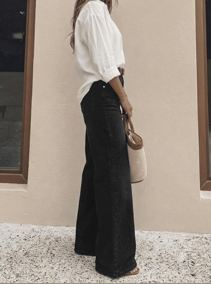 Women's High Waisted Wide Leg Jeans