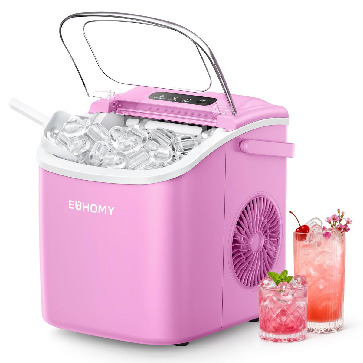 Euhomy Countertop Ice Maker Machine with Handle