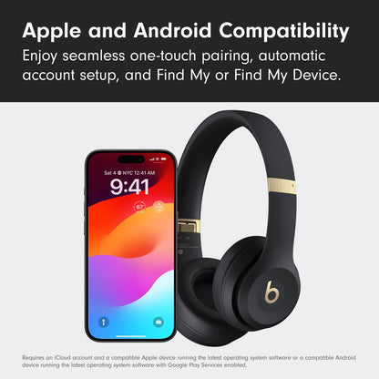 Beats Solo 4 - Wireless On-Ear Bluetooth Headphones, Up to 50-Hour Battery Life, Ultra-Lightweight Comfort