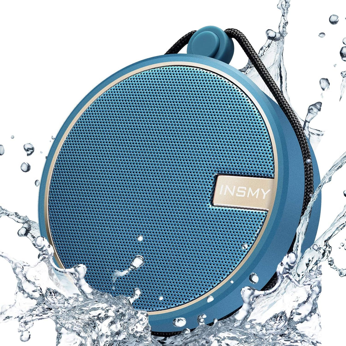Insmy C12 IPX7 Waterproof Shower Bluetooth Speaker
