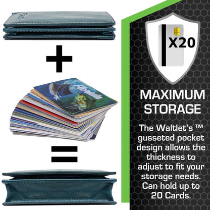 The Waltlet - Maximum Storage Rfid Secure Minimalist Wallet