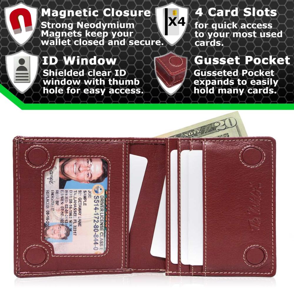 The Waltlet - Maximum Storage Rfid Secure Minimalist Wallet