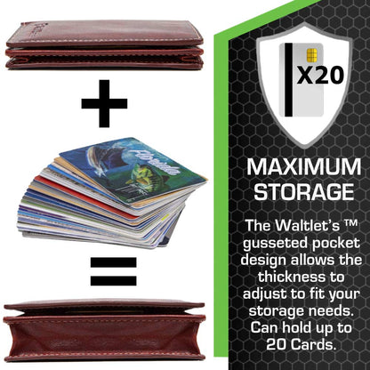 The Waltlet - Maximum Storage Rfid Secure Minimalist Wallet