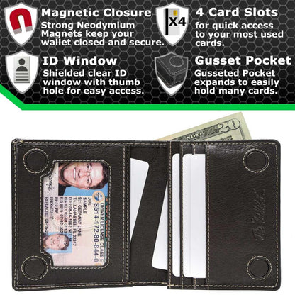 The Waltlet - Maximum Storage Rfid Secure Minimalist Wallet