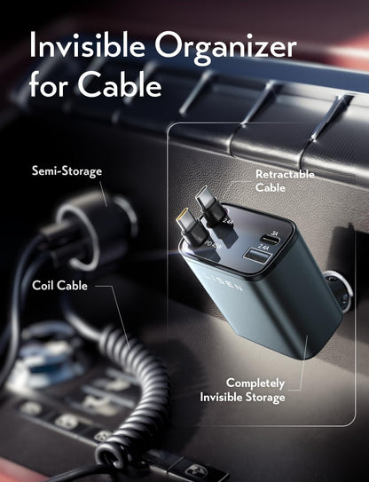 Lisen Retractable Car Charger