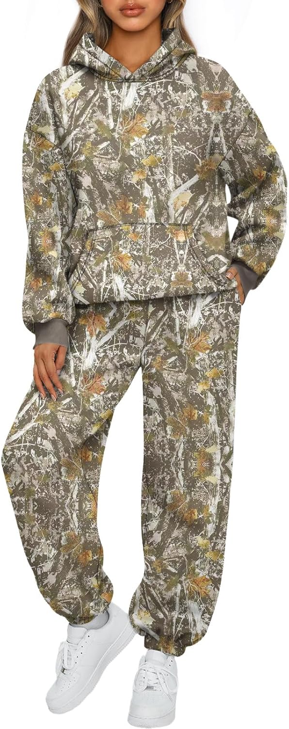 AUTOMET Womens 2 Piece Lounge Sweat Sets Fall Fashion Matching Sweatsuits
