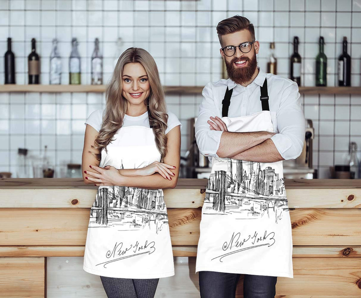 Wondertify Doodle Frames in French Style Apron
