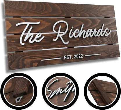 Wooden Name Sign Personalized and Custom