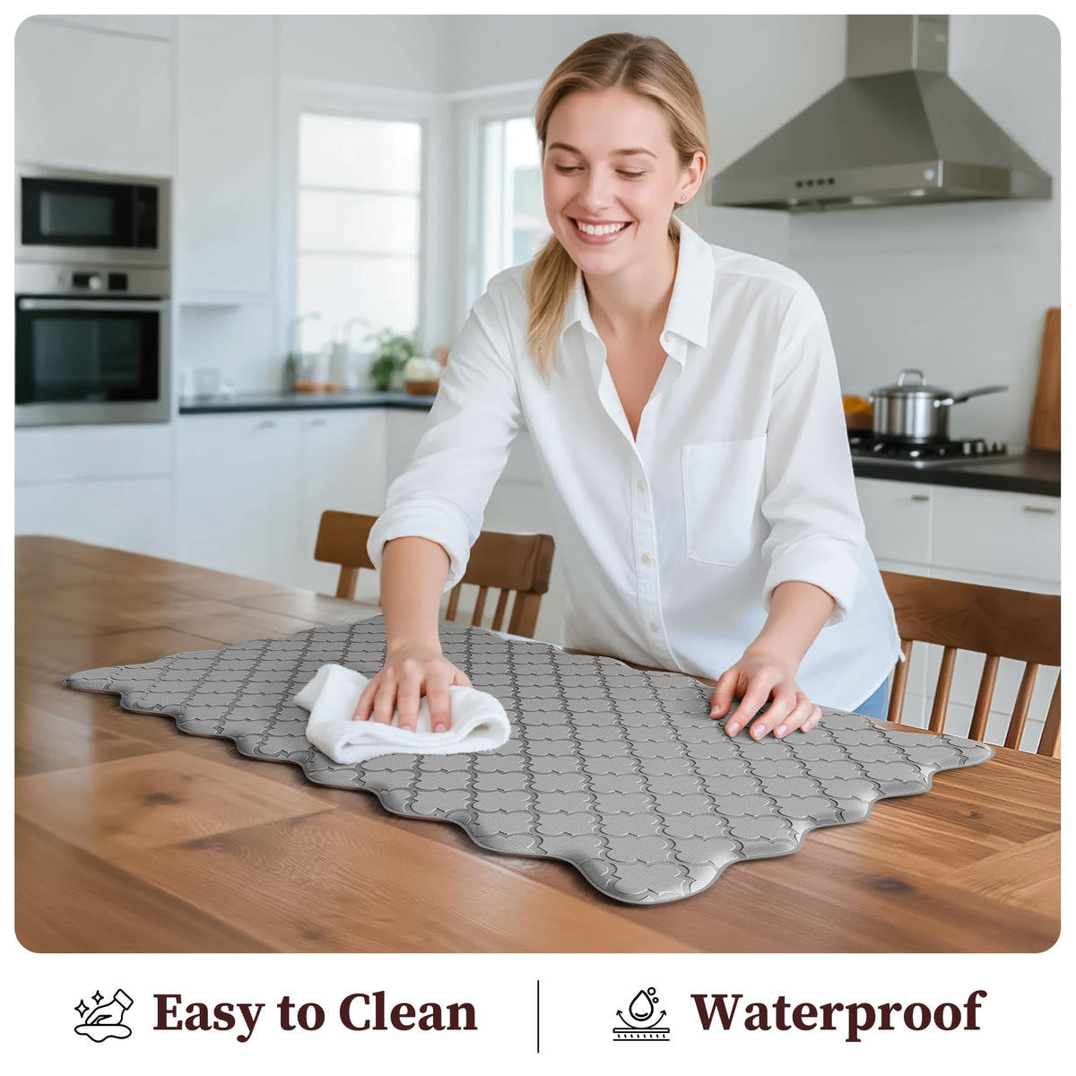 Arenarug Upgrade Scalloped Embossed Kitchen Mats